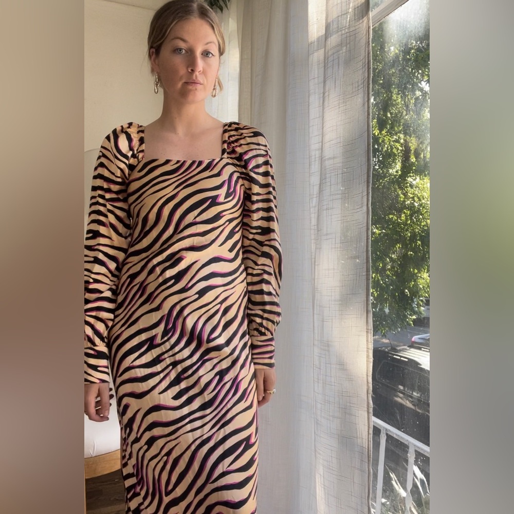 Zebra Print Dress
